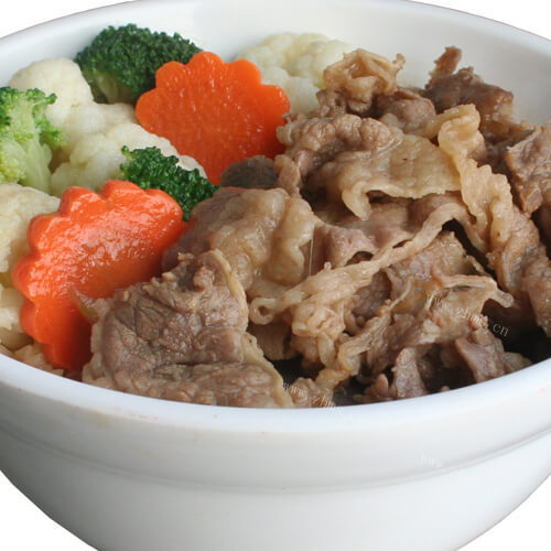 美味日式牛肉盖饭的做法