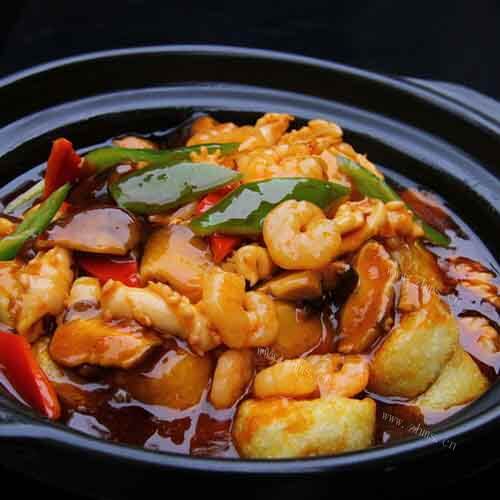 美味三鲜豆腐的做法