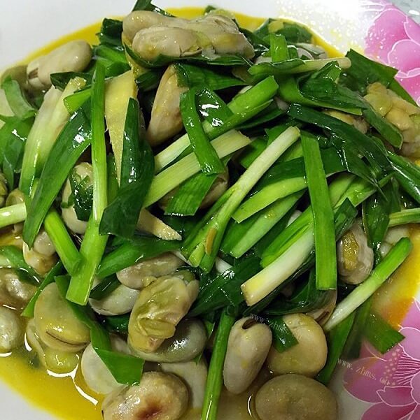 营养韭菜炒豌豆