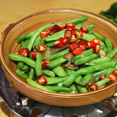 美味的干煸长豆角