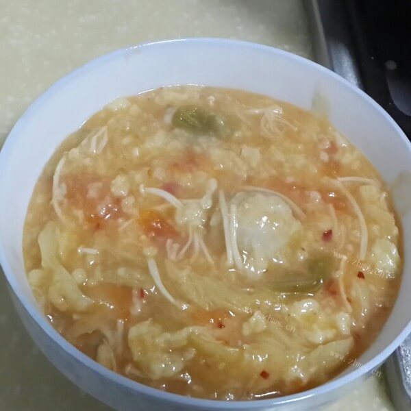好喝的海鲜疙瘩汤的做法
