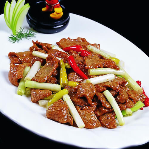 美味的大葱爆羊肉的做法