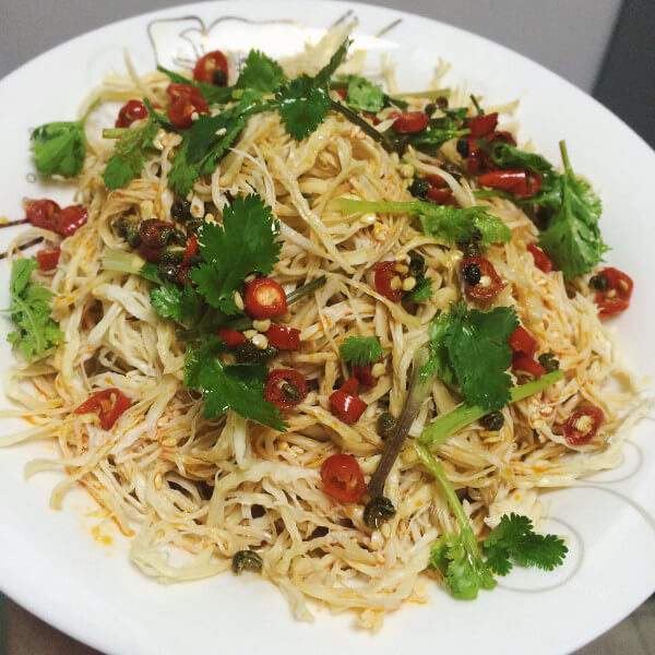美味红油鸡丝的做法