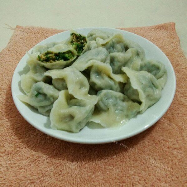 美味鸡蛋韭菜饺子