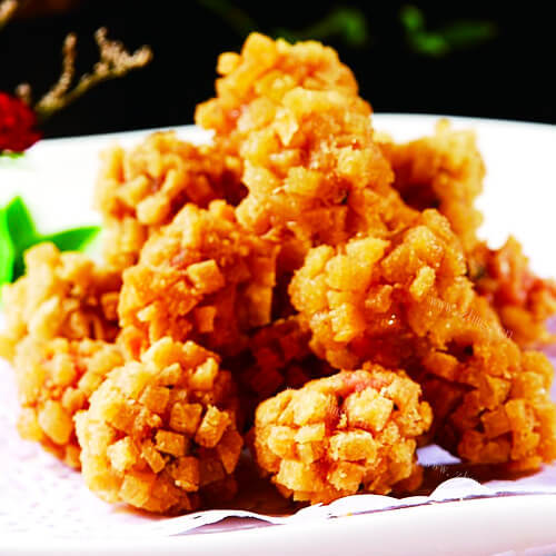 美味油炸猪肉丸子的做法