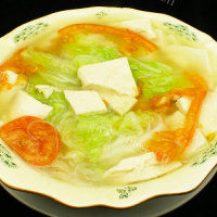 美味的白菜豆腐汤的做法
