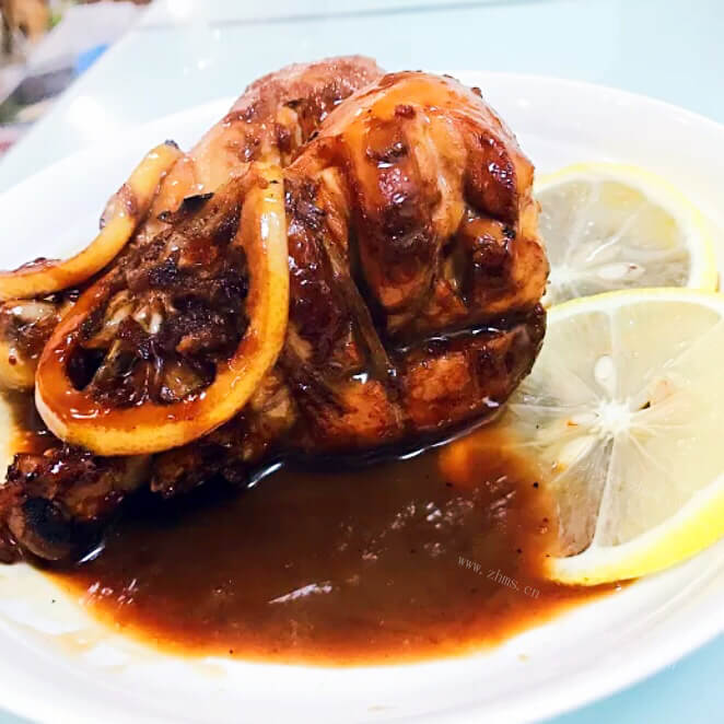 美味的柠檬鸡腿