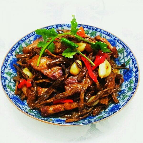 好吃的干豇豆红烧肉