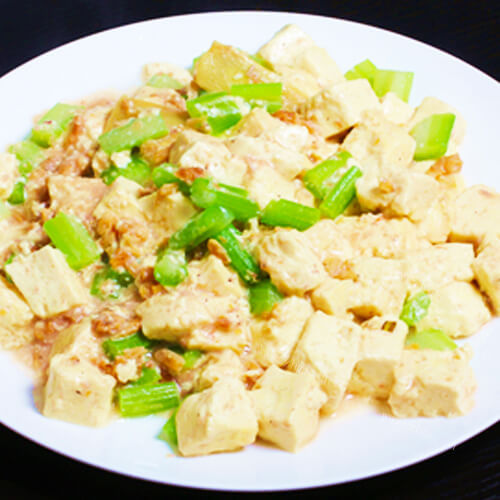 鲜香虾酱炒豆腐