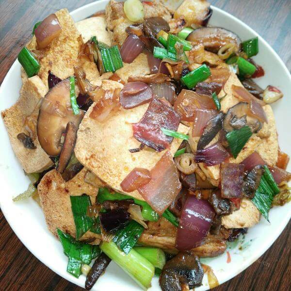 好吃的干锅千页豆腐