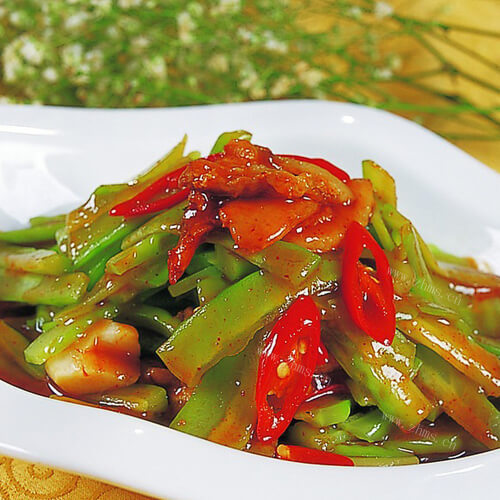 美味的猪肉炒苦瓜的做法