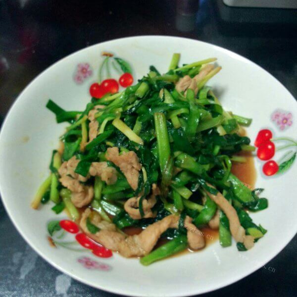 好吃的海米炒韭菜