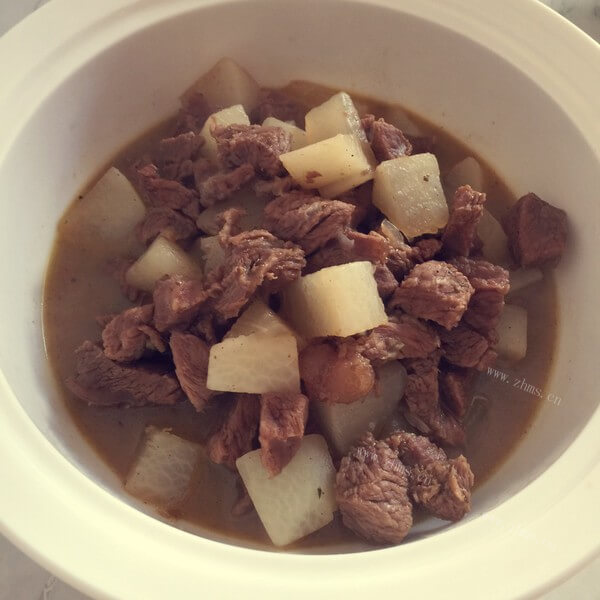 家常萝卜清炖牛肉