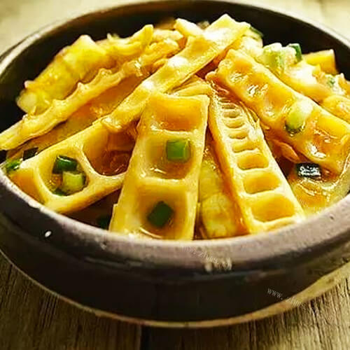 健康营养的笋丝梅干菜