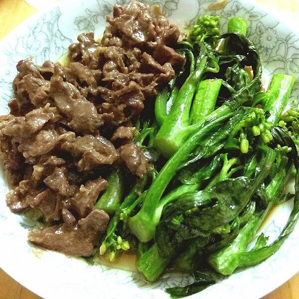 美味的芥兰牛肉的做法