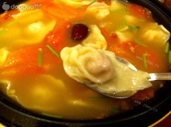 美味的大馅混沌做法图解7)