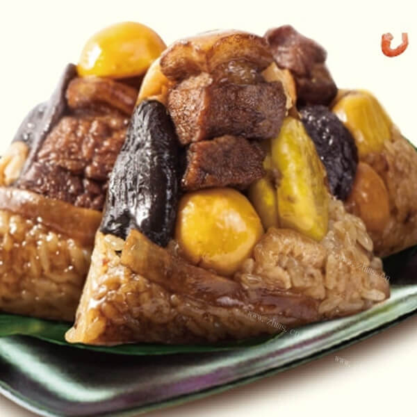 美味的肉粽子