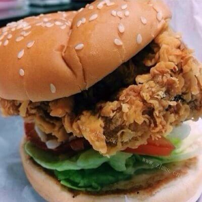好吃的麦辣鸡腿堡