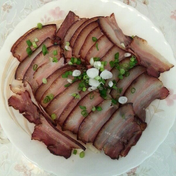 好吃的蒸腊肉