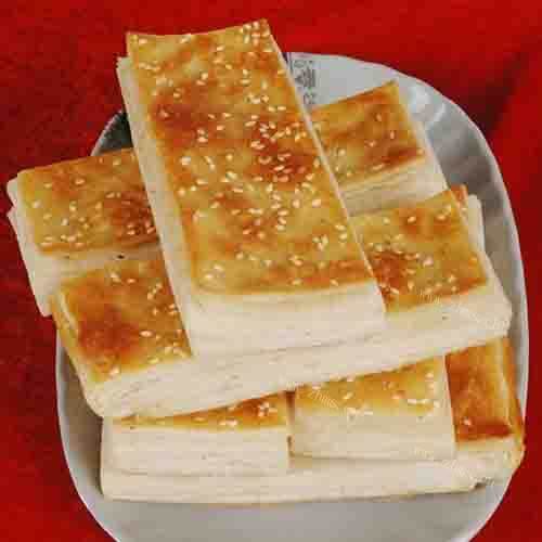 美味的香酥千层饼
