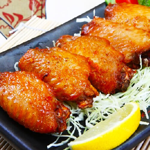 好吃的烧烤鸡翅 