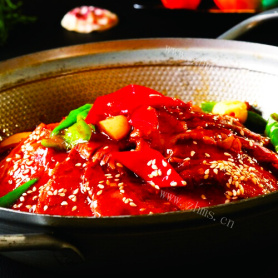 美味的干锅带皮牛肉的做法