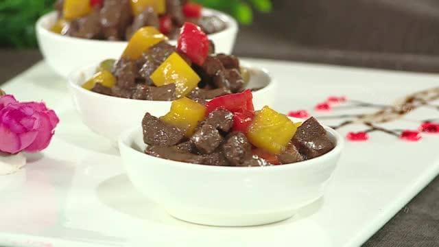 法式牛肉粒做法图解4)