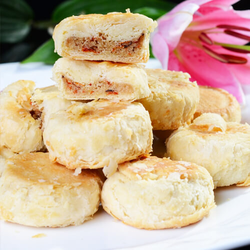 美味的自制烧饼