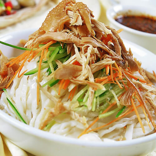 美味的鸡丝黄瓜