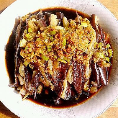 美味的蒜泥茄子的做法做法图解7)