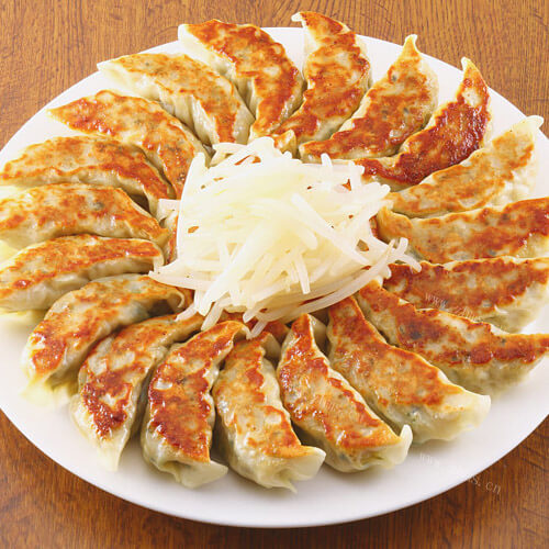 好吃的韭菜猪肉水煎包