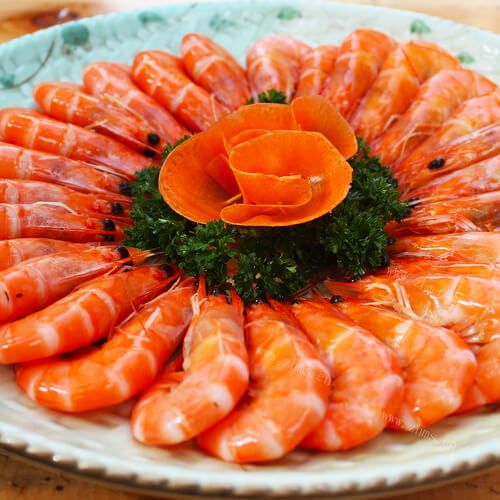 美味的烤虾