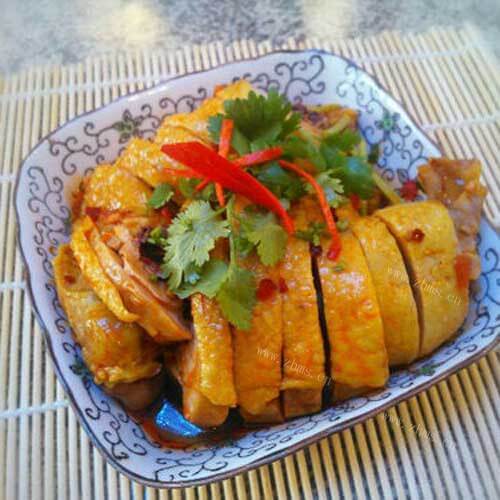 美味的红油鸡腿