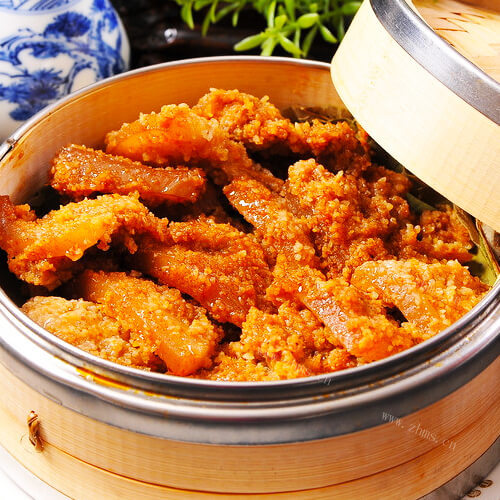 好吃的虾酱蒸猪肉
