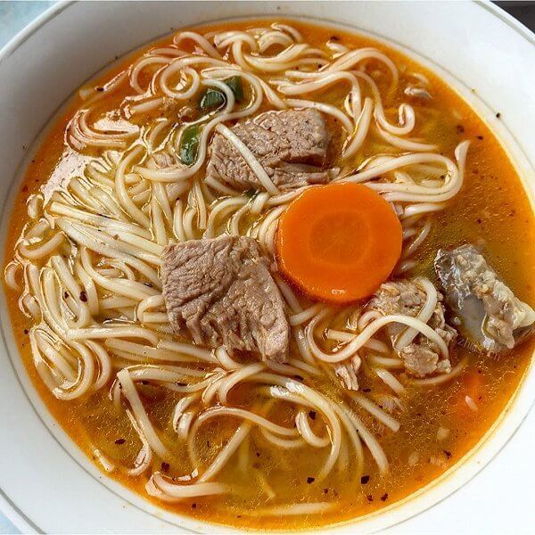 美味羊肉汤面