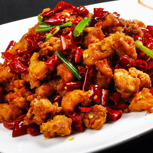 美味的干煸鸡肉的做法