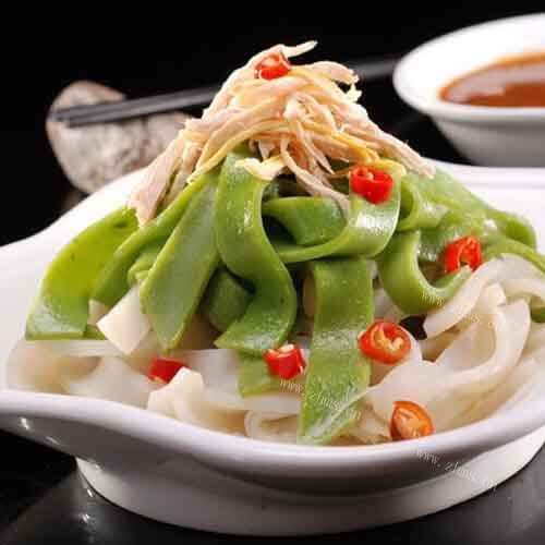 家常鸡丝凉皮的做法
