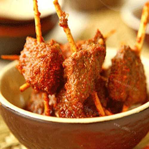 美味的牙签羊肉