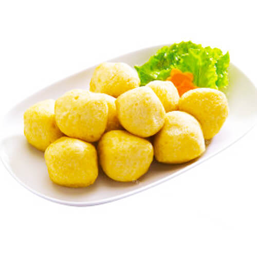 美味的油炸猪肉丸子的做法