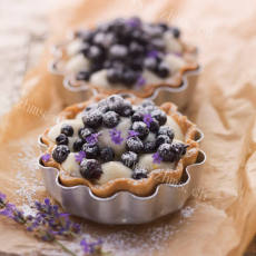 美味的蓝莓馅饼 