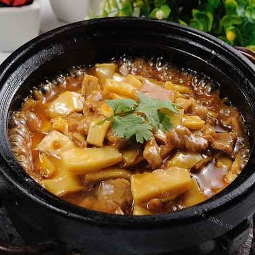 美味的茄子牛肉煲