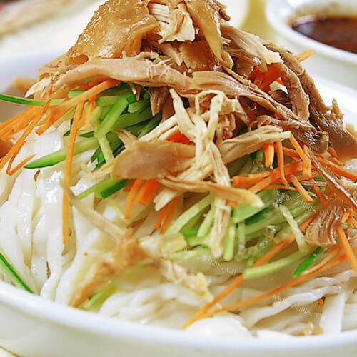 好吃的菠菜鸡丝