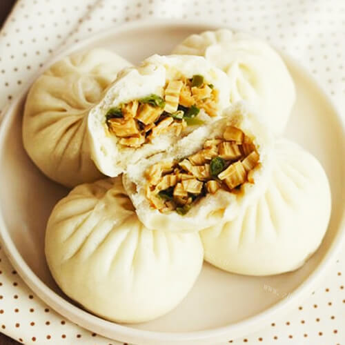 美味的青椒茄子包子的做法