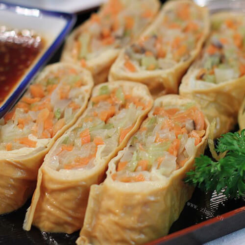 鲜香的干豆腐卷