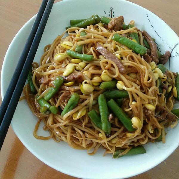 好吃的豆角卤面
