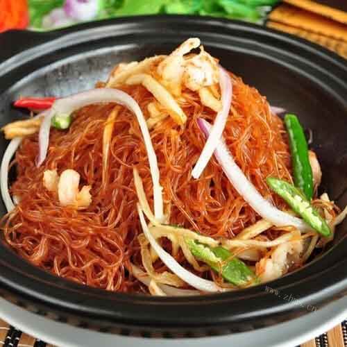 美味的虾干粉丝煲