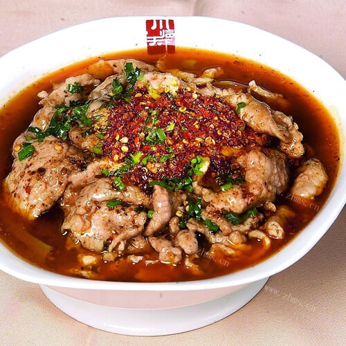 美味的水煮羊肉片的做法