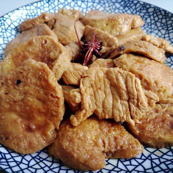 美味的素鸡烧肉
