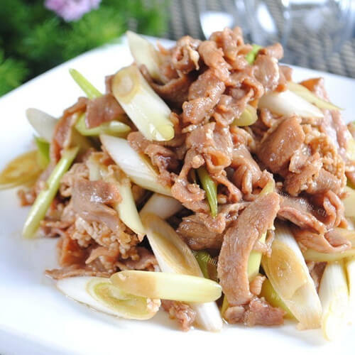 美味的葱暴羊肉的做法