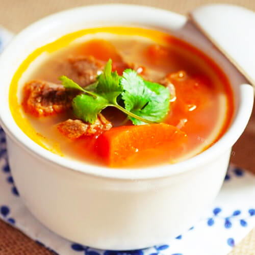 美味的西红柿煮牛肉的做法